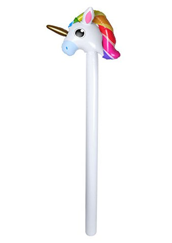 Inflatable Blow Up Unicorn Stick | Novelty Gift | Stocking Filler 