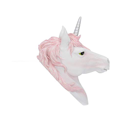 Beautiful Unicorn Head Figurine Ornament 