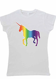Rainbow Unicorn Women Ladies Vest Tank Top T-Shirt