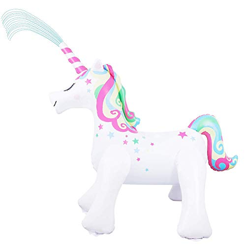 Giant Unicorn Sprinkler Inflatable Unicorn Water Toys Outdoor