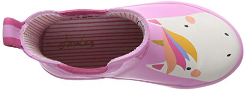 Joules Unicorn Wellington Boot Pink