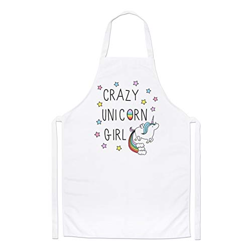 Crazy Unicorn Girl Chefs Apron | Novelty Gift Idea