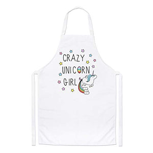 Crazy Unicorn Girl Chefs Apron | Novelty Gift Idea