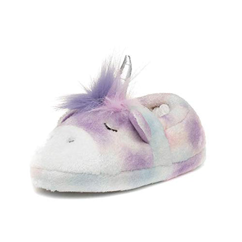 Unicorn Fluffy Slipper | Childs | Multi Coloured | Zone 