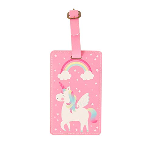 Sass & Belle Rainbow Unicorn Luggage Tag For Suitcases