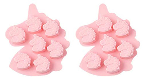 Unicorn Silicone Moulds Set | 2 Pieces | Food Grade Silicone 