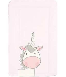 Unicorn Themed Baby Changing Mat Pale Pink Unicorn Design