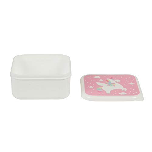 Pink Unicorn Lunchbox Snack Box 