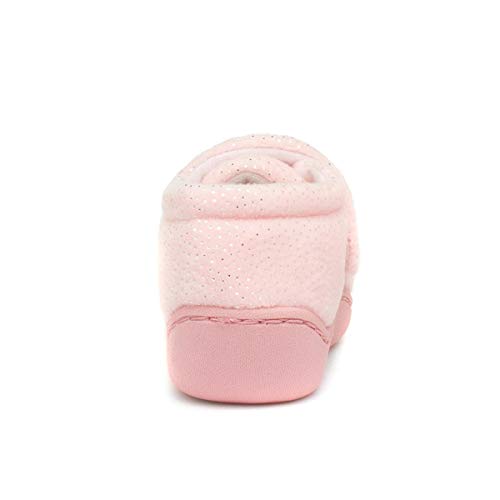 Kids Pink Easy Fasten Unicorn Slipper | Pink