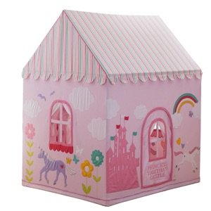 unicorn play house for kids pink