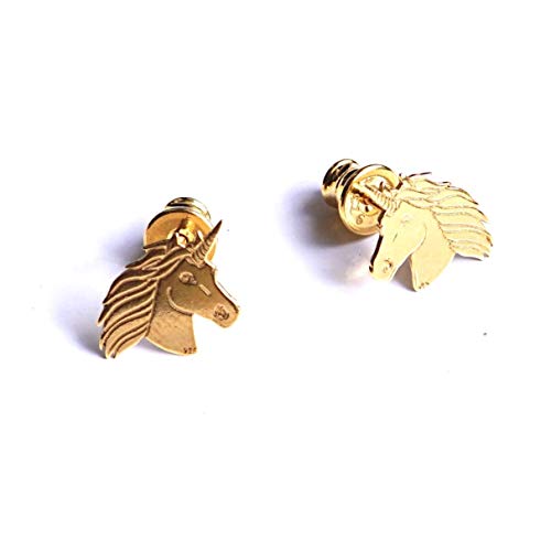 Unicorn Gold Earrings Present Idea