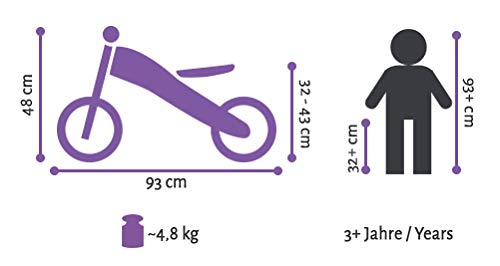 Pink Balance Bike | BIKESTAR | Unicorn Design 