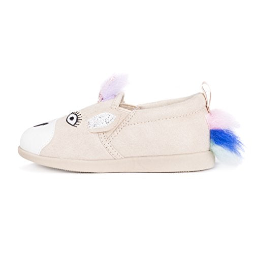 MUK LUKS unisex-child MUK LUKS® Kid's Luna the Unicorn Shoes Beige Blue, Pink