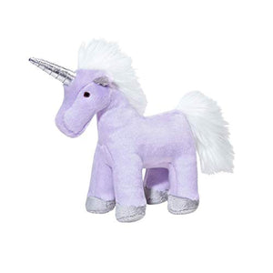 Violet The Unicorn Plush Dog Puppy Toy | Squeaky | Bite Resistant - Suitable for Small and Medium Dogs