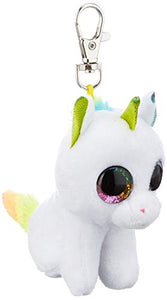 TY Unicorn-Boo Key Clip | Multi-coloured | Plush 