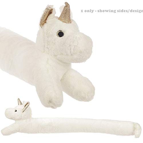 Puckator Unicorn Draught Excluder, White