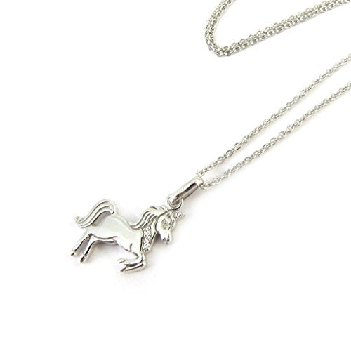 Altesse [M5933] - Silver necklace 'Licorne' rhodium.