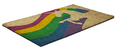 Rainbow Unicorn Doormat 