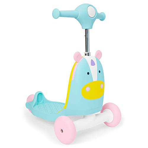 Skip Hop Zoo 3-in-1 Ride-On Toy, Unicorn