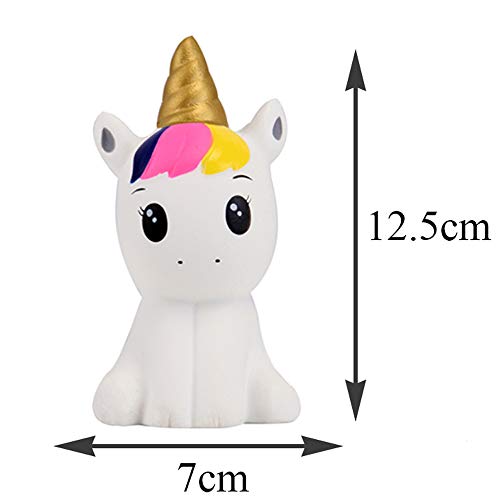 2 Pcs Squishy Unicorn Toys Scented | Stocking Filler 