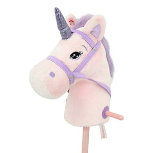 Unicorn Hobby Horse | Pink |  100 cm | Girls Gift 