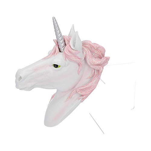 White & Pink Unicorns Head Ornament 