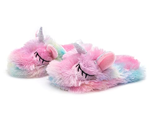 Unicorn With Horn Kids Slippers 