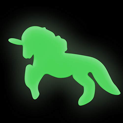 Unicorn Glow in Dark Stickers | Night Glowing Wall Ceiling Decals | 24 Pieces