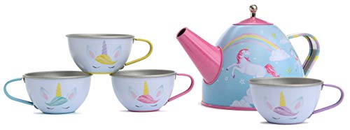 Metal Unicorn Tea Set For Kids 