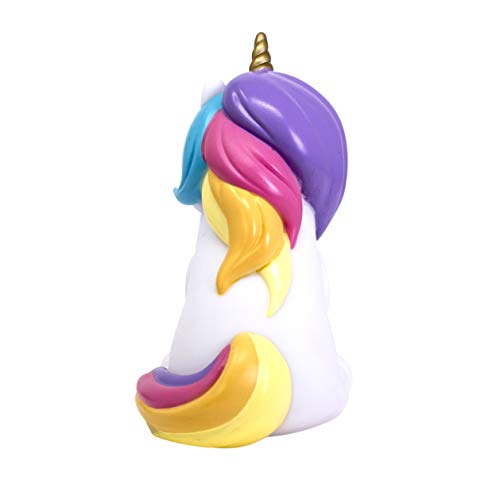 Colour Changing Unicorn Bedside Lamp- Multicolour Portable Soft Night Light