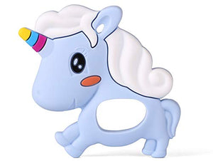Unicorn Teething Toy for Baby (Blue) 