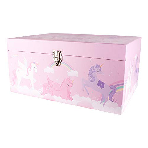 Unicorn Toy Storage x3 Boxes | Pastel Colours 