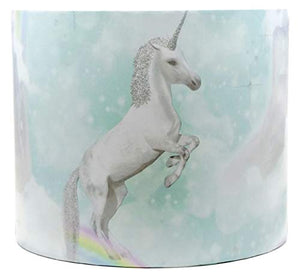 Magical Unicorn Turquoise Lampshade