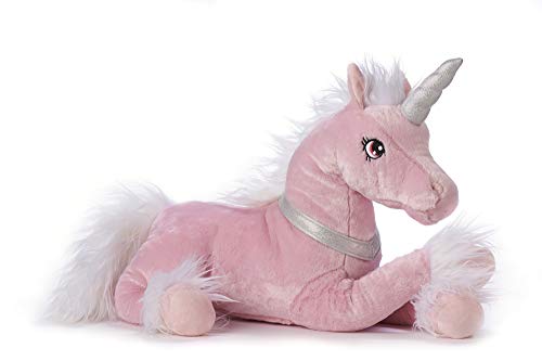 Unicorn Soft Plush Toy For Girls 50cm Pink