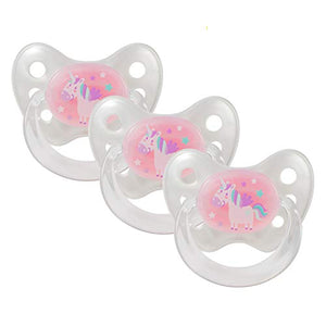 Unicorn Soother Dummies Babies White 