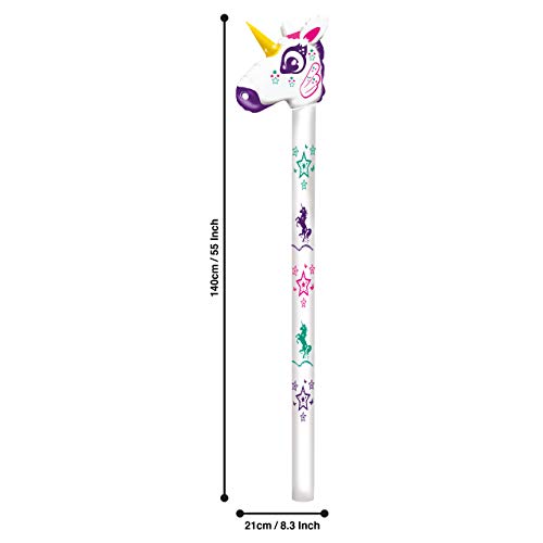 Blow Up Giant Inflatable Unicorn Stick | Novelty Gift | Stocking Filler