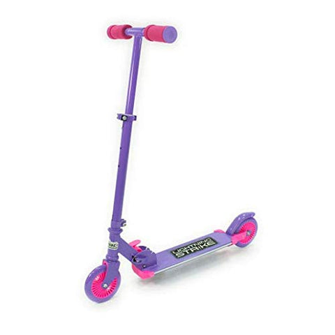 OZBOZZ Purple & Pink Lightning Strike Scooter With Motion Activated Lights