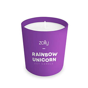 Rainbow Unicorn Mini Candle | Zolly | Royal Essence | 40g | Scented Candle | 15 Hours Burn Time