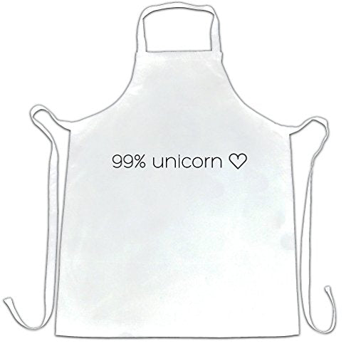 99% Unicorn Heart Apron Perfect Gift For A Unicorn Lover