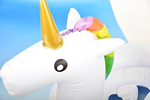 Unicorn swimming pool inflatable head