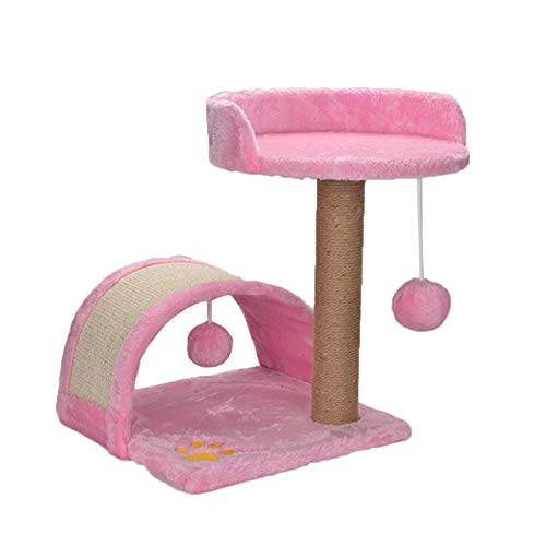 Pink scratching post best sale