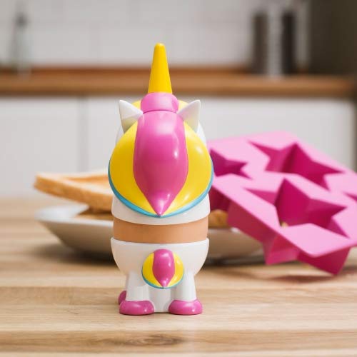 Unicorn Egg Cup & Toast Cutter Set | Pink 