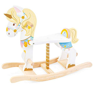 Unicorn Rocking Horse | Wooden | Pastel | Suitable For 1 Year Old + | Le Toy Van