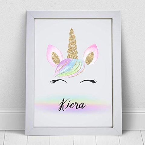 Personalised Unicorn Print - A5, A4 Prints & Framed