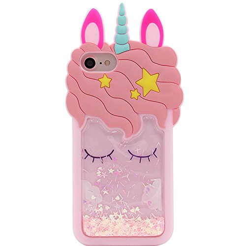 Cover Custodia IPhone 7 Plus In Silicone Morbido Con Fantasia Orsetto Principessa – Rosa – Mixroom U332
