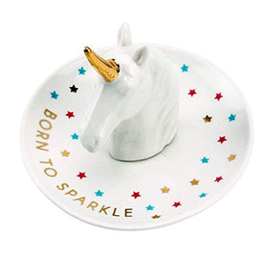 Unicorn Head Jewellery Ring Dish | Born To Sparkle