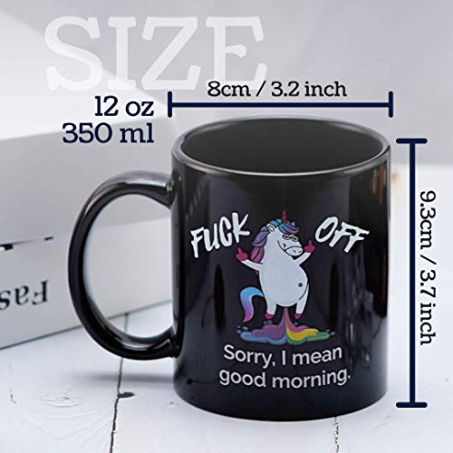 Fun Unicorn Rude Mug Secret Santa Gift Idea