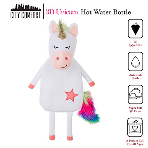 3D Unicorn Hot Water Bottle | For Kids & Adults 