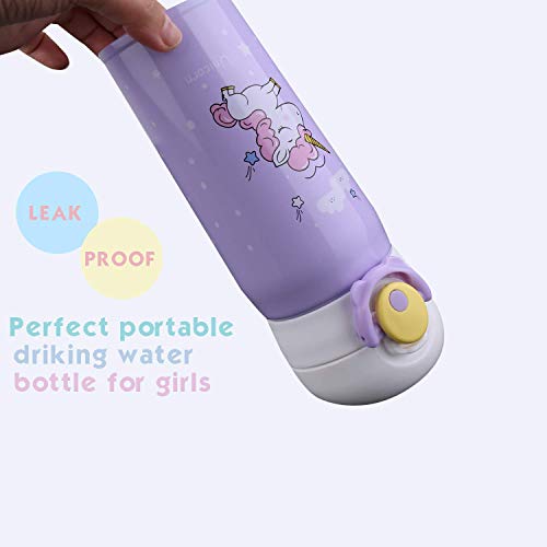 Kids Thermos Flask & Water Bottle Lilac