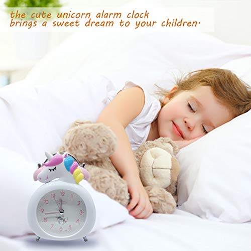 Kids Unicorn Alarm Clock White For The Bedroom